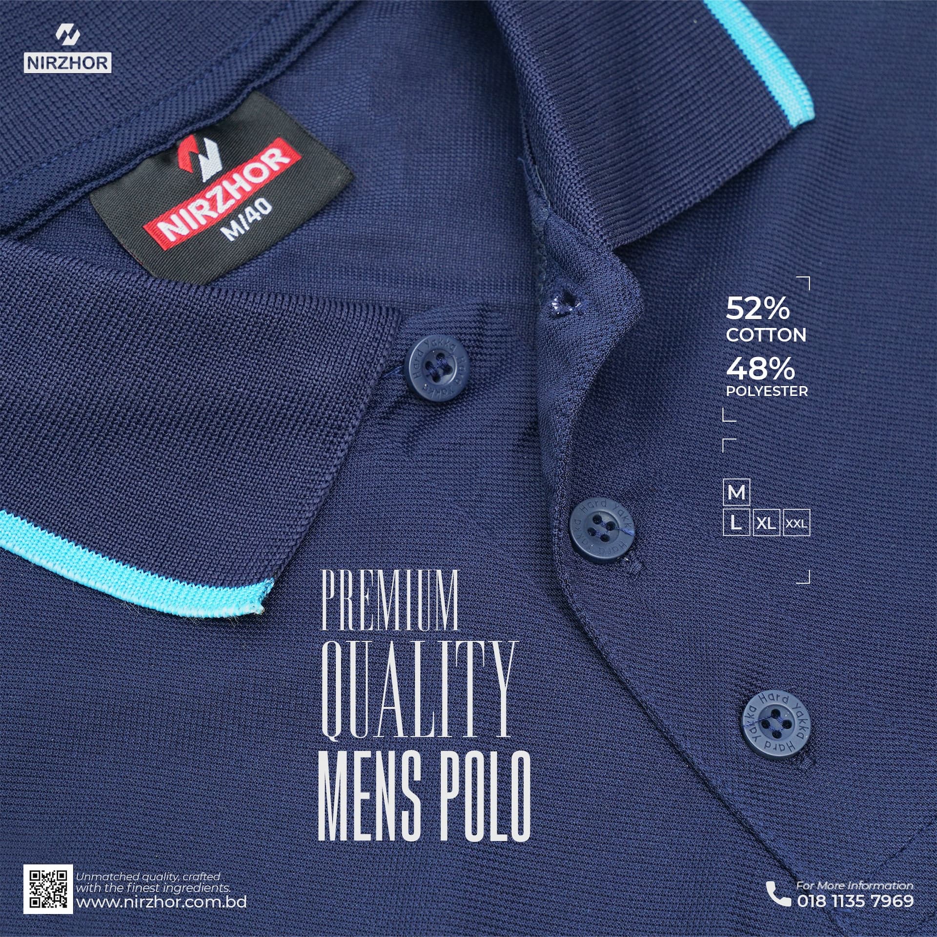 Men's Premium Double pk polo shirt combo.