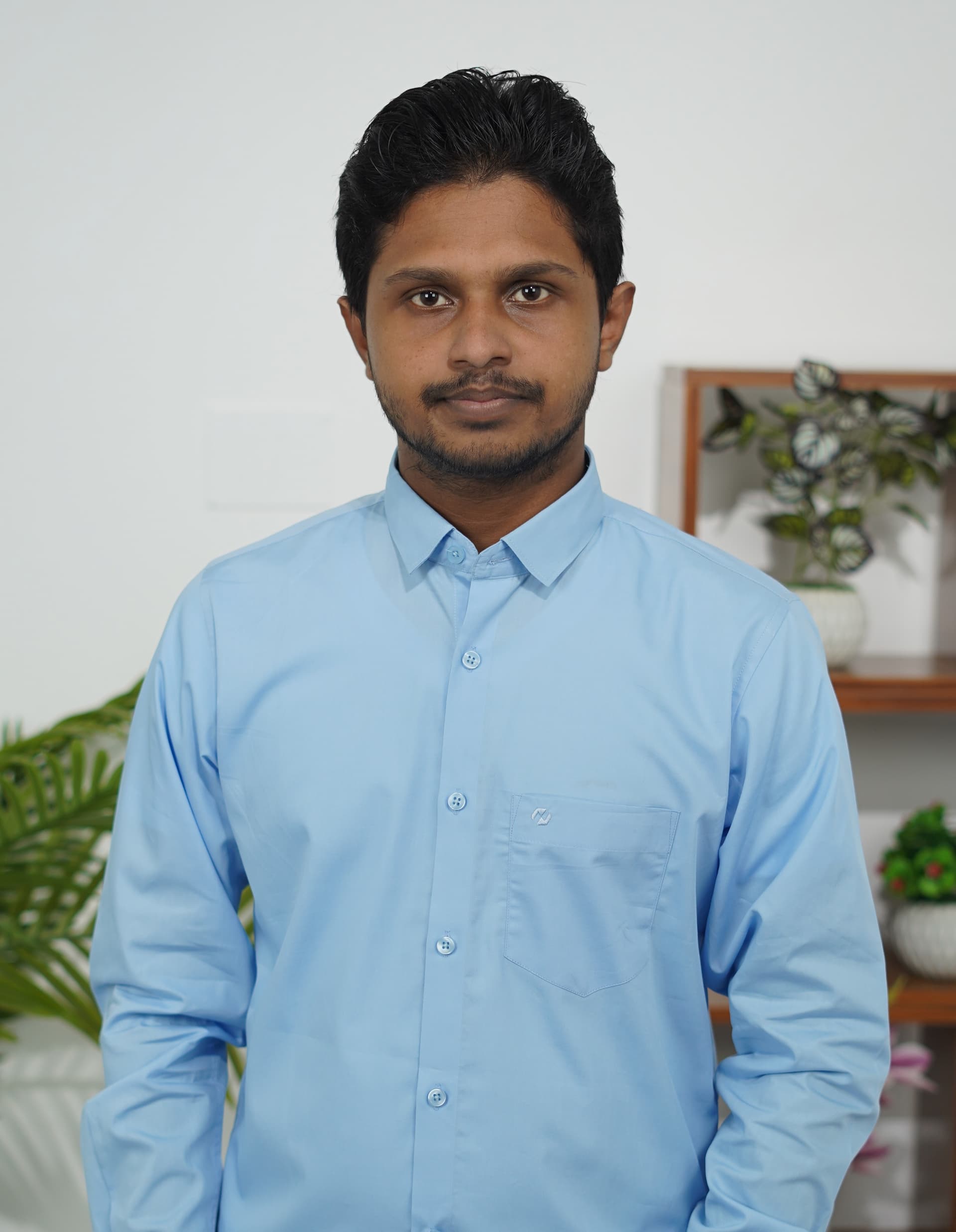Sky Blue Formal Shirt for Men – Smart Office & Casual Wear — Nirzhor
