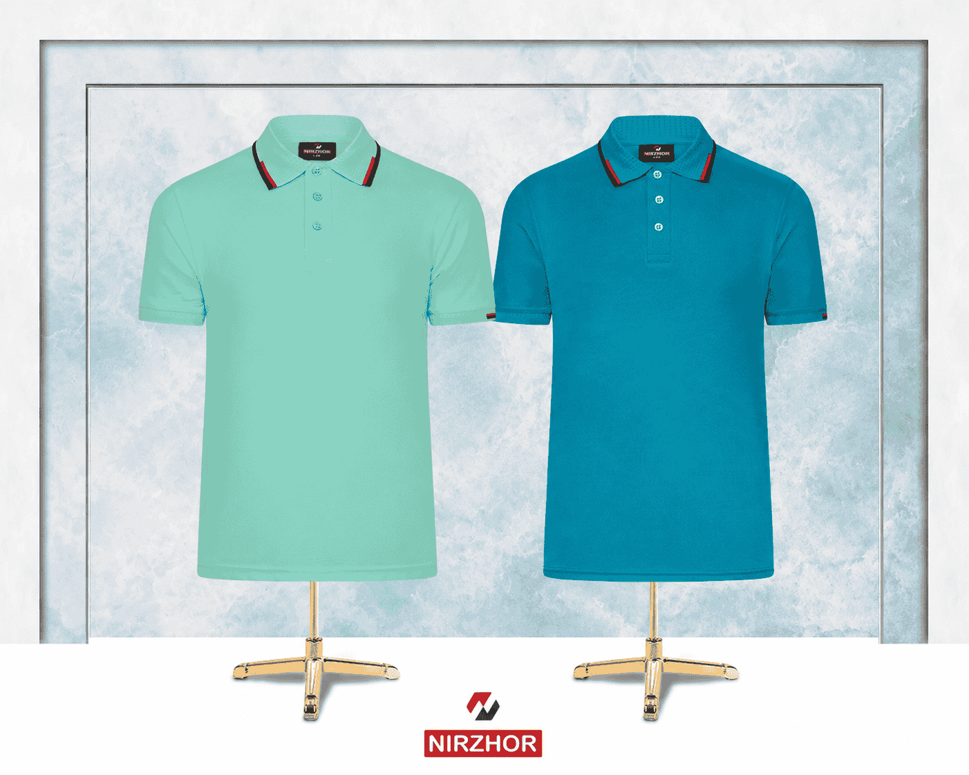 Mint Green & Teal Blue - 2 Pieces Combo Pack — Nirzhor