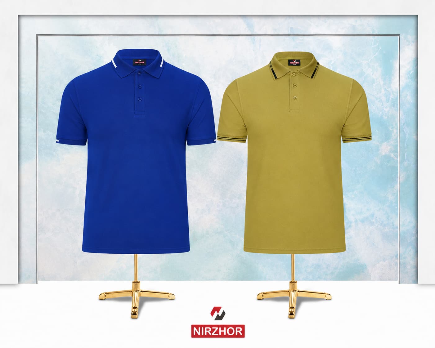 Royal Blue & Olive Green - 2 Pieces Combo Pack — Nirzhor