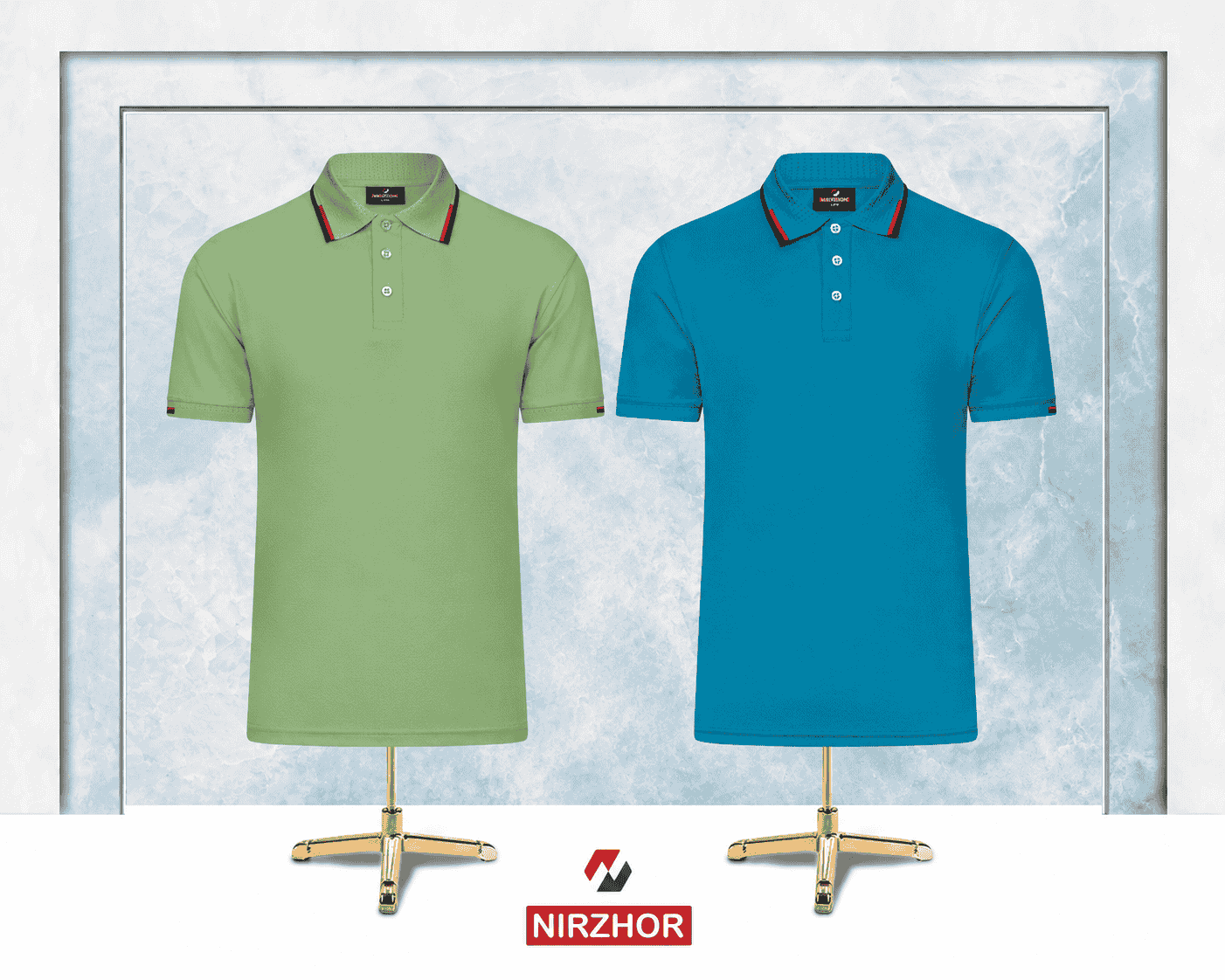 Pastel Green & Teal Blue - 2 Pieces Combo Pack — Nirzhor