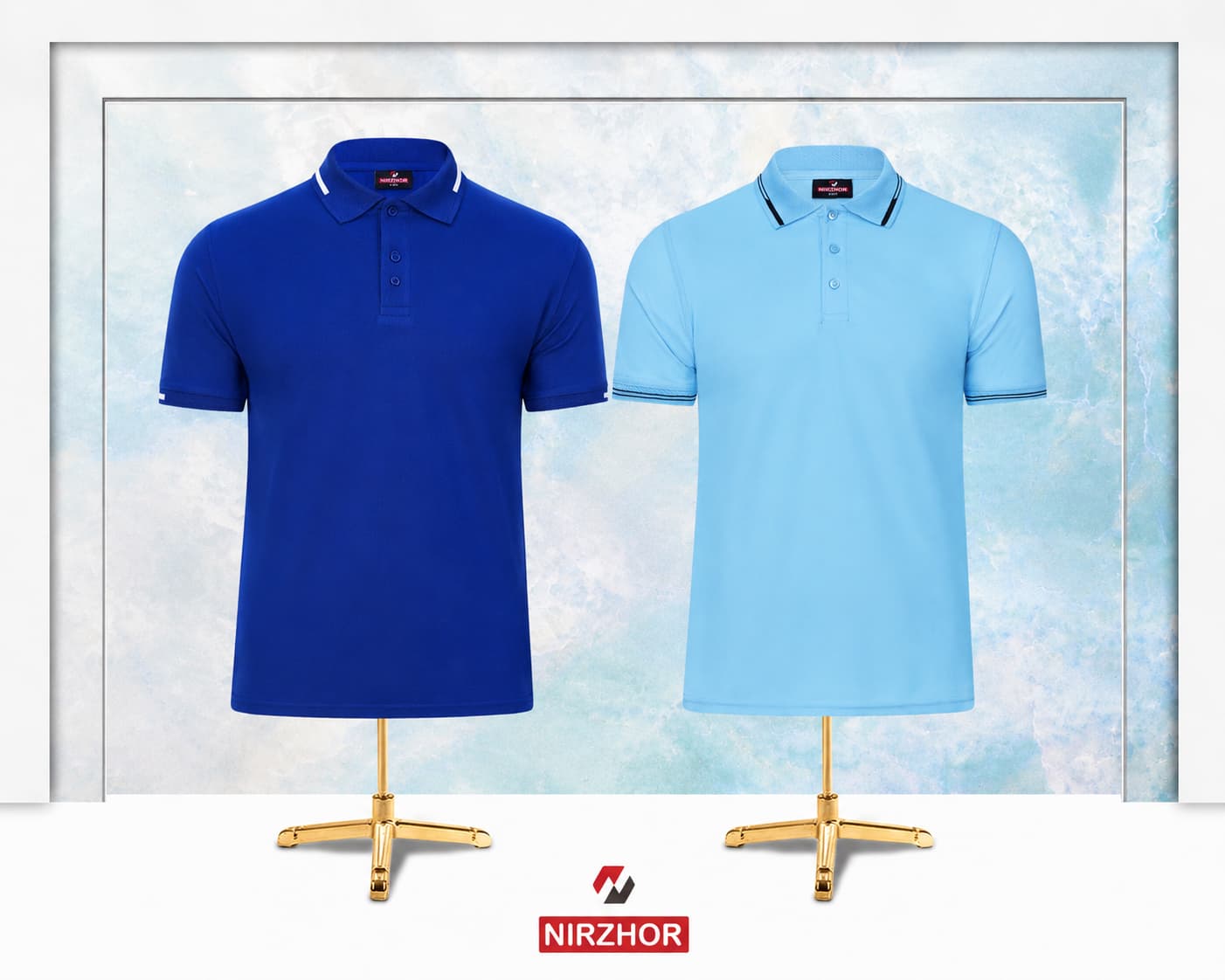Sky Blue & Royal Blue - 2 Pieces Combo Pack — Nirzhor