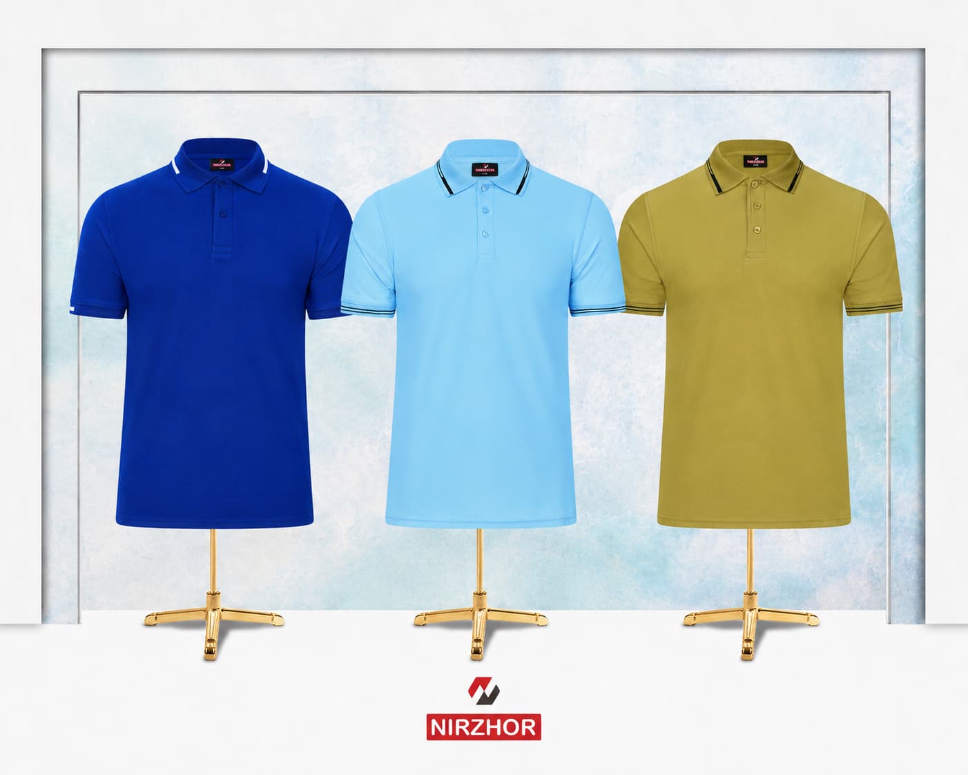 Royal Blue, Sky Blue & Olive Green - 3 Pieces Combo Pack